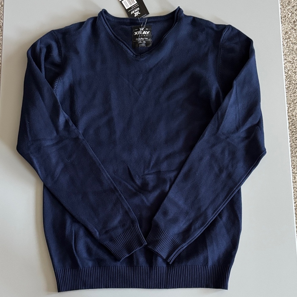 NEW! Men's LUX Navy Sweater